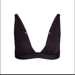 SKIMS COTTON PLUNGE BRALETTE